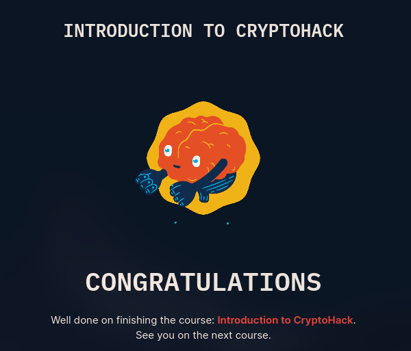 Introduction to CryptoHack