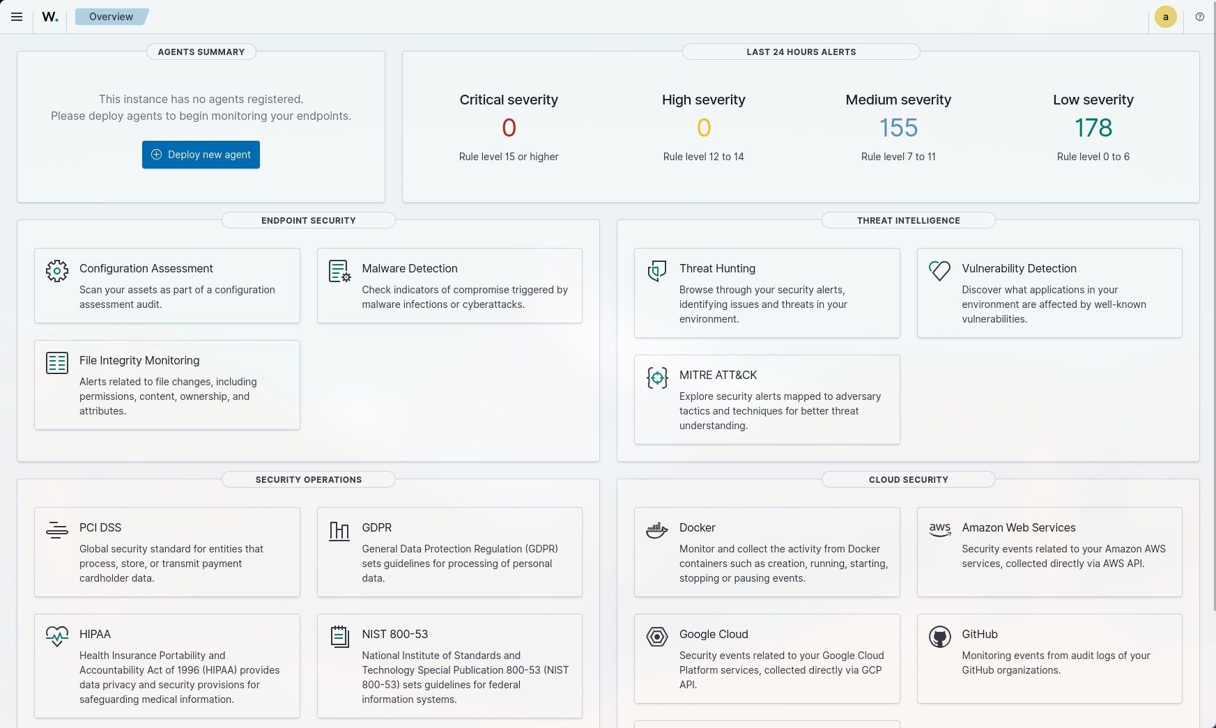 Wazuh Dashboard